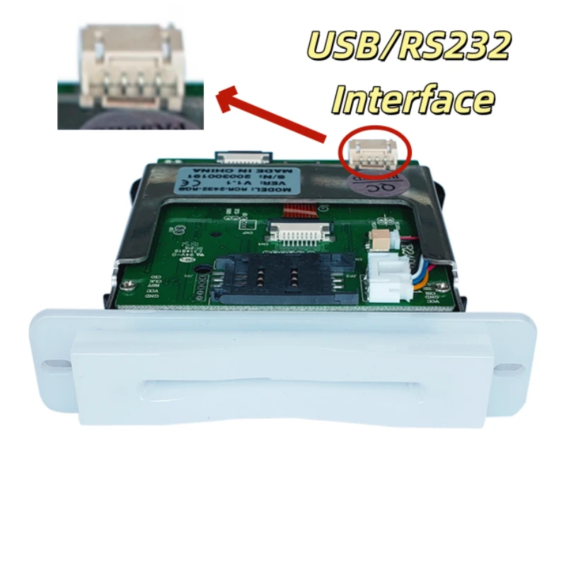 RFID Card Reader/write Semi-transparent Bezel With LED high quality